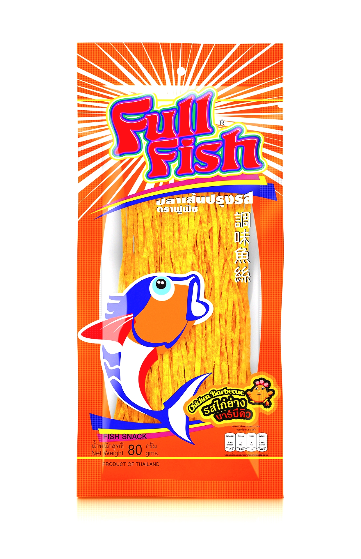 Snack cá Fullfish vị gà nướng 80gr